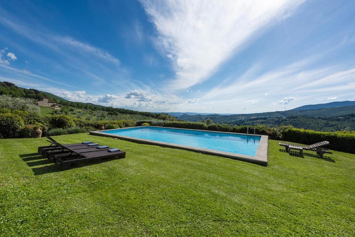 Villa Riflessi Di Fiesole - Piscina - Vista Firenze Exterior foto